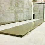 Completed floor slab