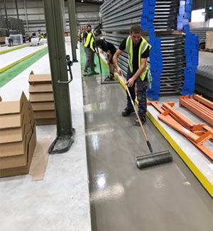 FASTFLOOR-IT Screed Being Laid